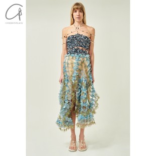 空中花瓣半身裙系列 FANG 附内衬 SUSAN 60%OFF