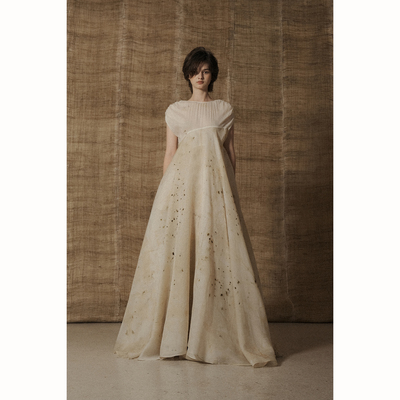 Mutedance 丝质束胸连衣裙