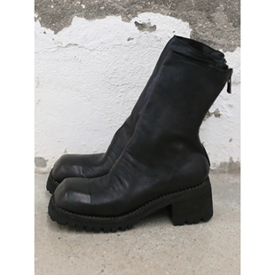 GUIDI 9088V 软面全粒马皮中帮拉链时装靴 意大利 工匠