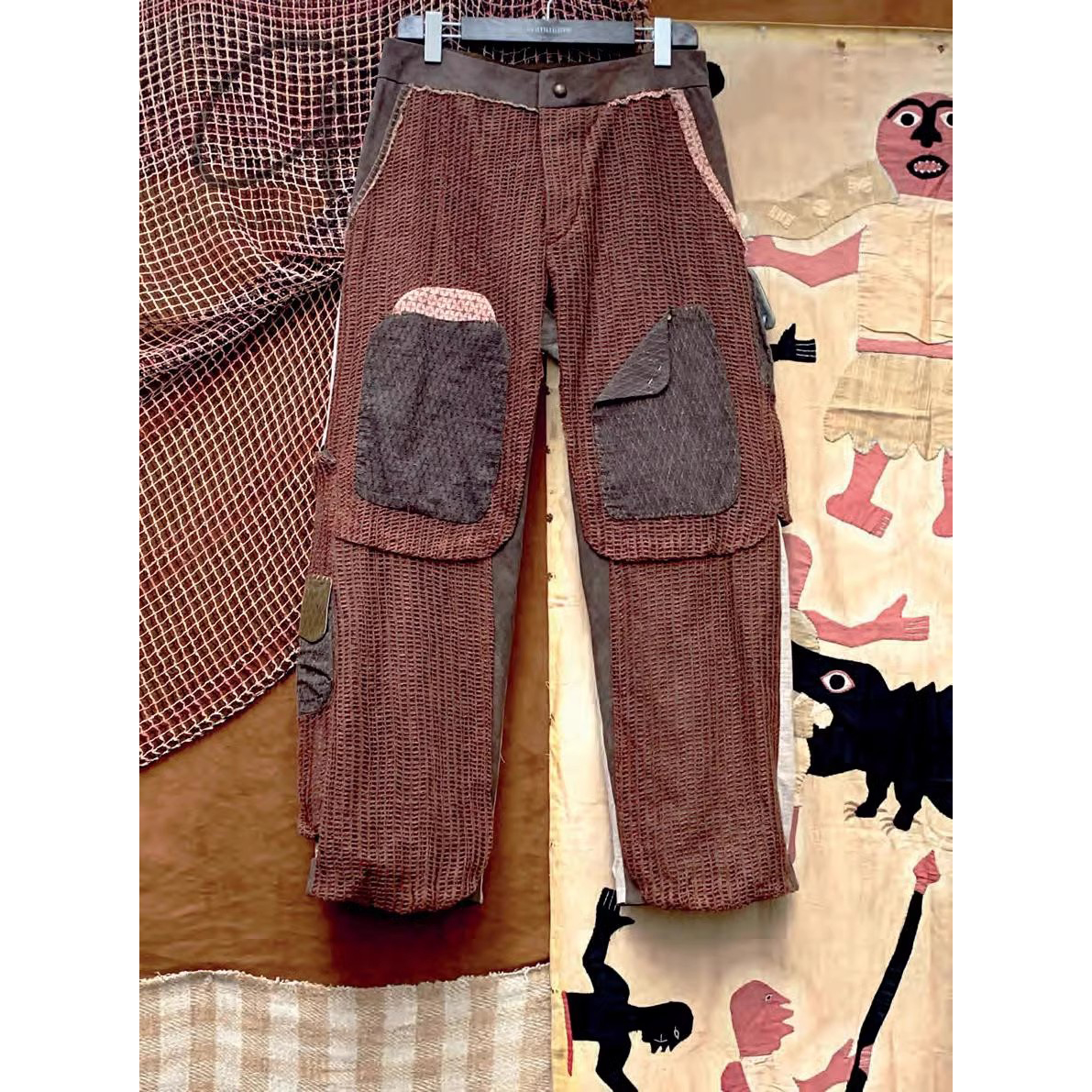 22春夏多口袋直筒休闲裤