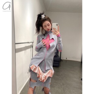 破洞开叉毛衣 KNITS 40%OFF NAN