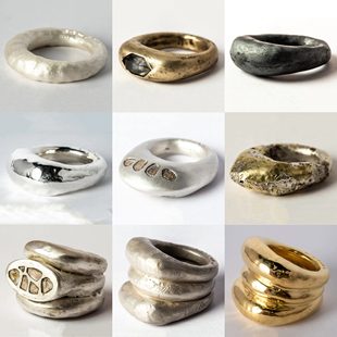 Parts of Four Mountain*Spacer 山*空间 戒指 系列集合