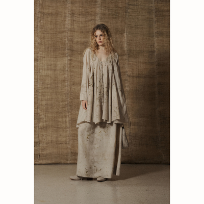 Mutedance 丝质花染外衣