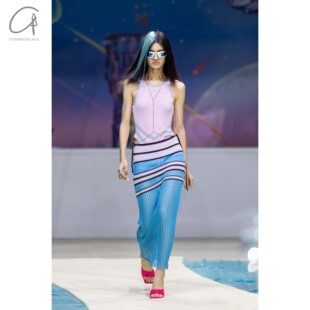 渐变圆领连体衣 KNITS 40%OFF NAN