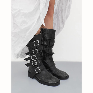 Miista  Evie 伊薇黑色靴子 西班牙