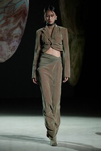 SK04系列 WAAG 灯芯绒扭结拼接半裙 OUDE 70%OFF