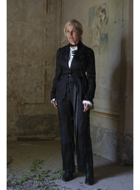 70%OFF ARCHIVIO J.M.Ribot 一粒扣翻领衬衫 复古丝绸 意大利