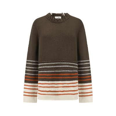 SWAYING 26早春 手工链条装饰大毛衣