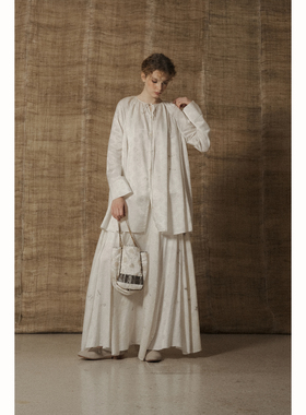 Mutedance 丝质印染上衣系列 手工植物染色 古典