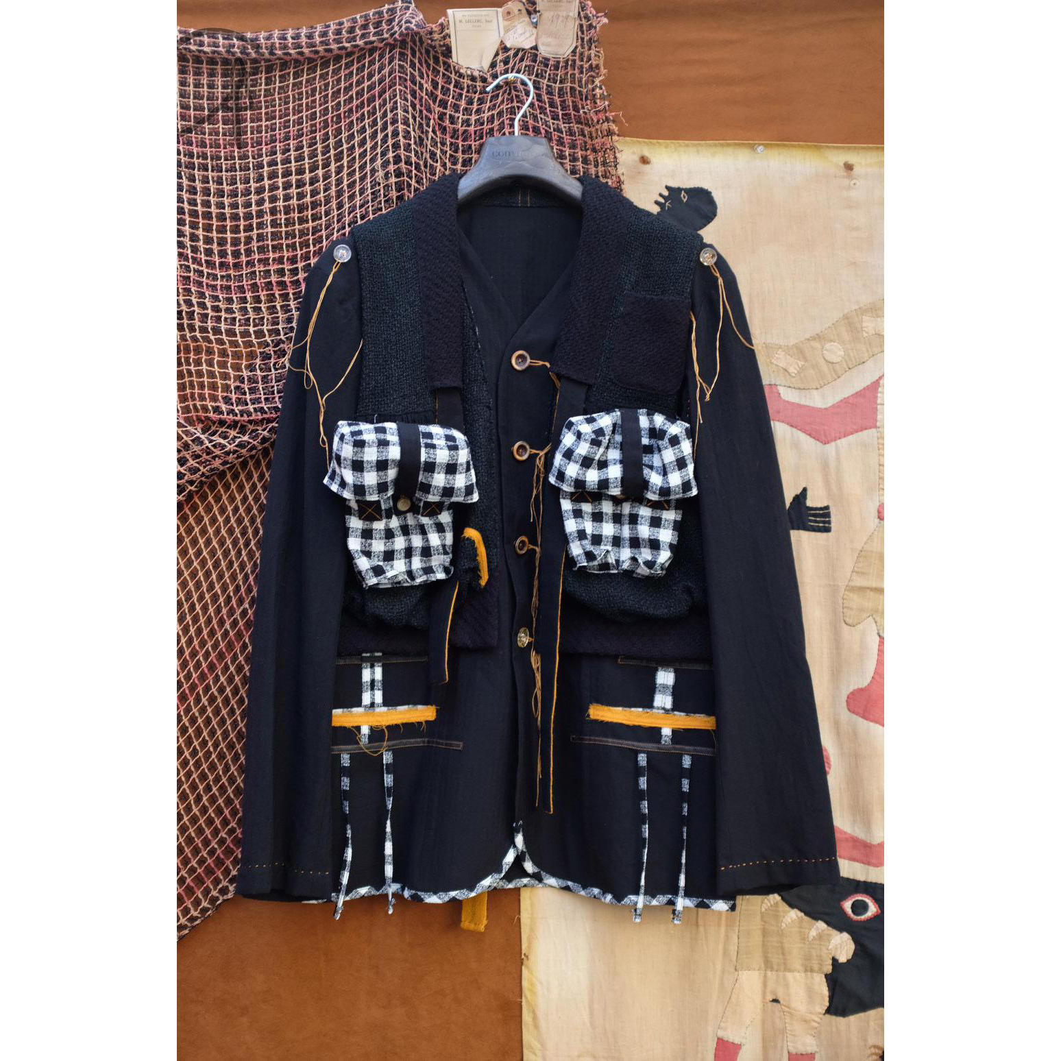 春夏多口袋可拆卸袖套夹克