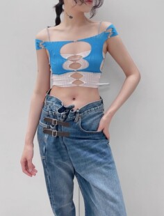 R008系列 珍珠链背心抹胸 Zhou Rui