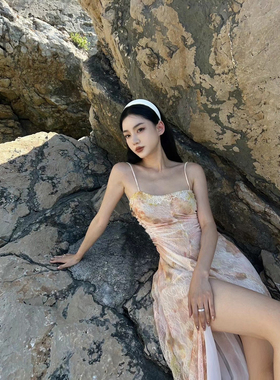 PengTai  露背长裙