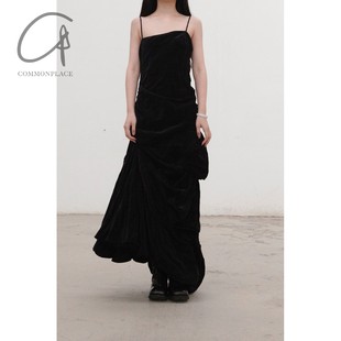 悬垂不规则吊带连衣裙 70%OFF CAROLINE