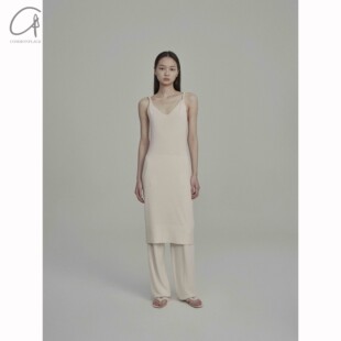 40%OFF 竹羊绒纽结吊带裙 SWAYING