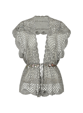 RUI built 26早春 手钩贝壳装饰开衫