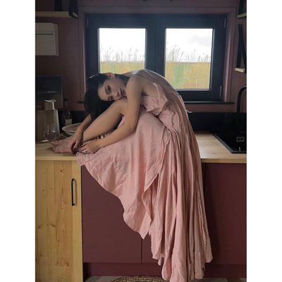 PengTai  拼接长裙系列