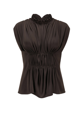 OUDE WAAG 26春夏 抽褶垂坠上衣背心