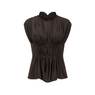 抽褶垂坠上衣背心 26春夏 OUDE WAAG