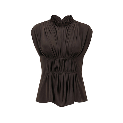 OUDE WAAG 26春夏 抽褶垂坠上衣背心