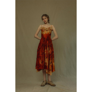 40%OFF 手工刺绣花染吊带连衣裙系列 Mutedance