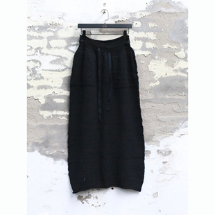 Daniel Andresen 25秋冬 厚重长款驼绒半身裙 比利时手工