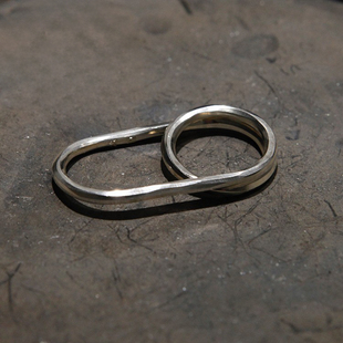 WERKSTATT MUNCHEN 925银 卷曲环戒指 德国