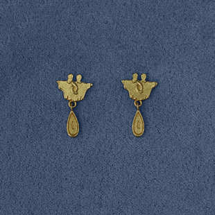 SALE E PEPE 纯银/镀金双人舞耳环