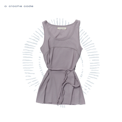 欧阳娜娜 o cloche code 26SS 闲适系带背心