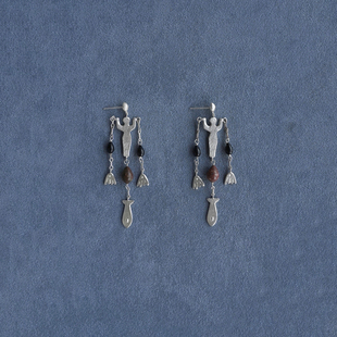 纯银马戏团耳环 PEPE SALE