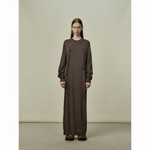 SWAYING 长袖羊绒连衣裙