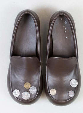 VeniceW 圆头硬币鞋