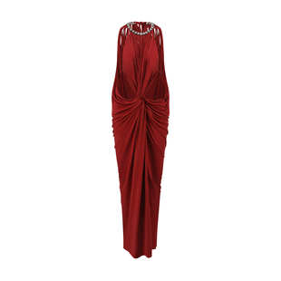 针织铜氨丝珍珠连衣裙 26春夏 OUDE WAAG