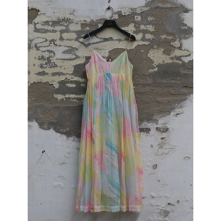 EKA 26春夏 科塔中长款细肩带连衣裙