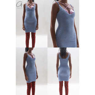 波浪针织吊带连衣裙系列 BOULDER 70%OFF ISA