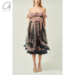 连衣裙 60%OFF 花瓣式 FANG 附内衬 SUSAN