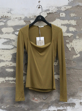 Peng 25秋冬 方领长袖上衣T恤