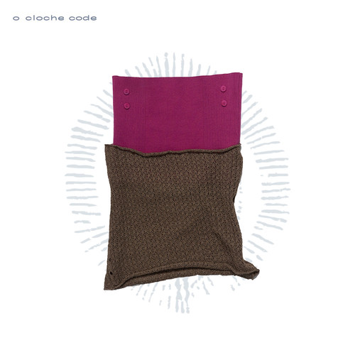 o cloche code 26SS 纽扣抹胸两件套