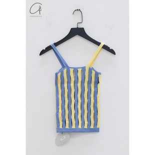 撞色镂空吊带背心 BOULDER 印度尼西亚 ISA 90%OFF