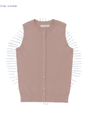 o cloche code 25秋冬 棉羊绒纽扣马甲