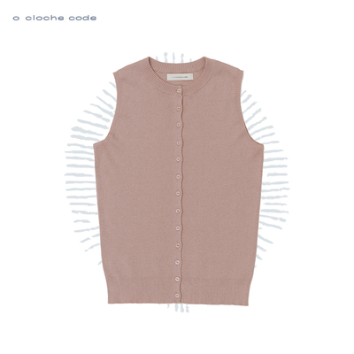 o cloche code 25秋冬 棉羊绒纽扣马甲