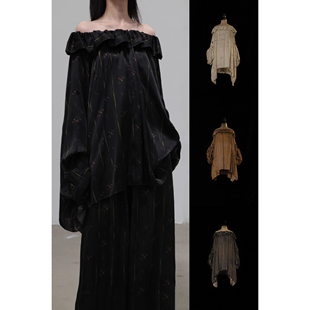 Mutedance  桑蚕丝宽肩上衣系列