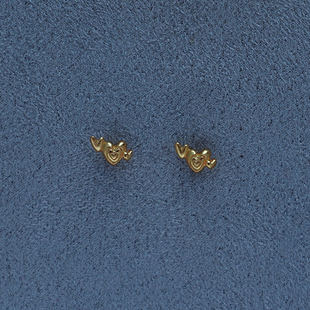 纯银 PEPE 情人节系列 镀金心跳耳钉 2026 SALE