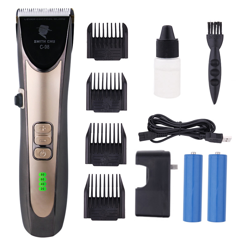 褚铁匠C98充电静音理发器 成人儿童通用 锂电池家用电推剪