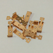 压碳刷弹簧 1个 电吹风机风筒马达电机转子配件 支架铜弹片