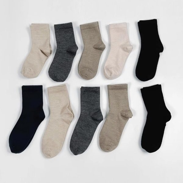 男女款功能型始终干爽消臭保暖手摇机织50羊毛10羊绒中筒袜5双盒,女士内衣/男士内衣/家居服,短袜,淘宝优惠券,粉丝福利购,淘宝优惠卷