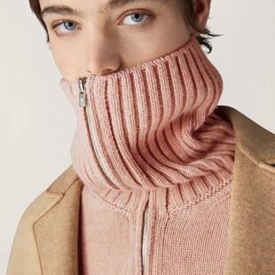 合同版权LP原纱重磅半拉链可机洗欧盟认证有机100羊绒衫厚毛衣