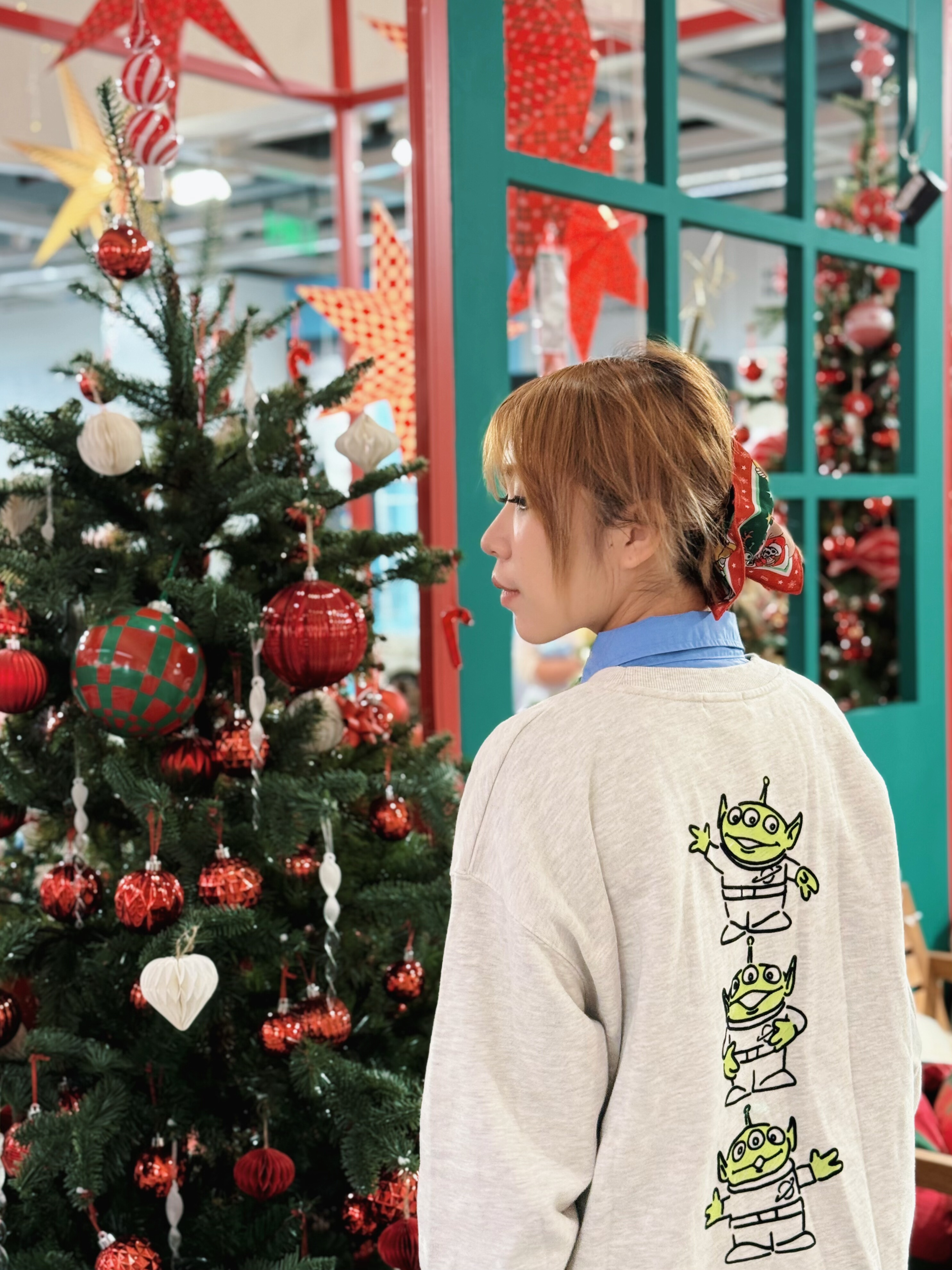 全新尾D玩总三眼仔毛圈卫衣情侣卫衣植绒刺绣长袖