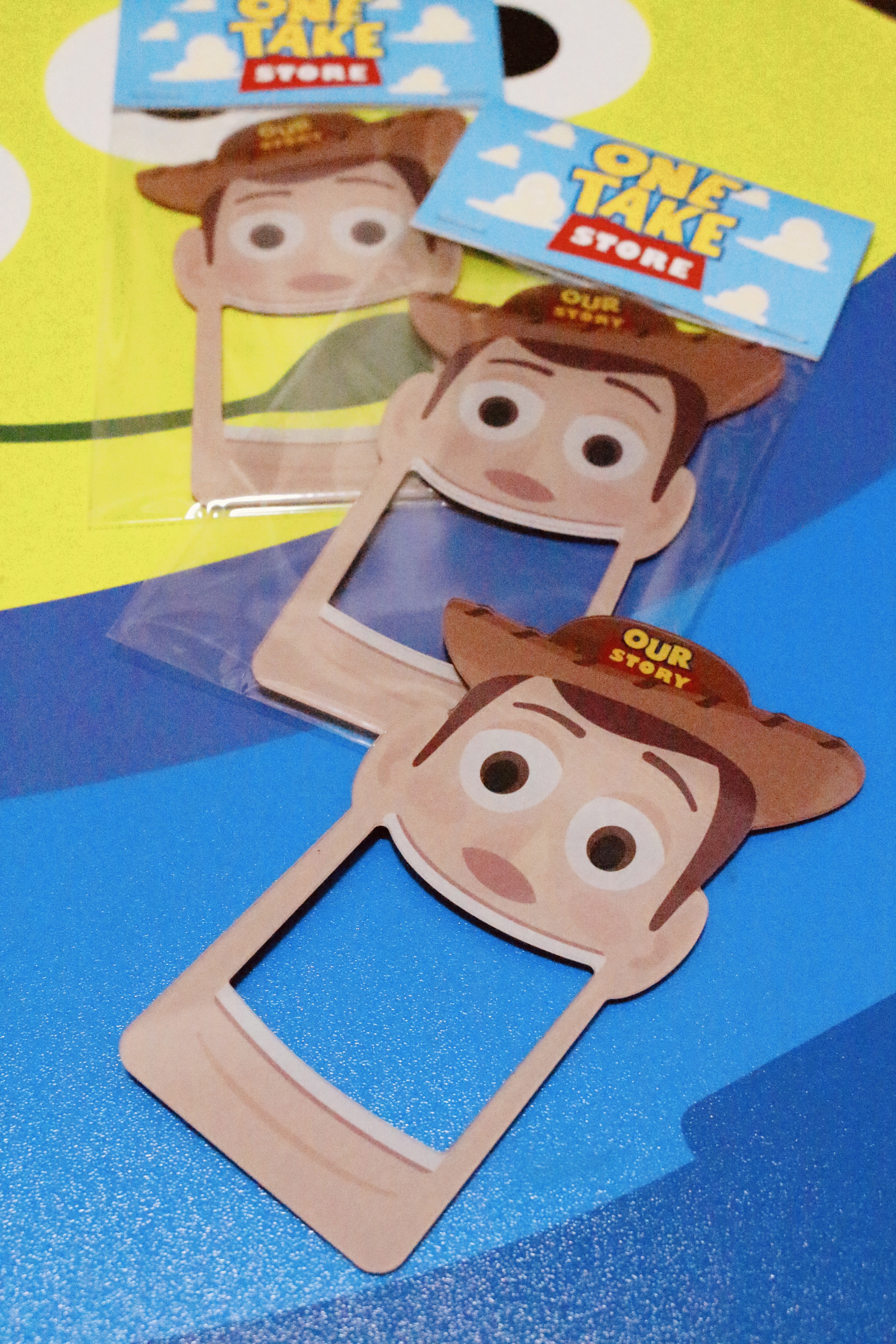 原创玩总toystory胡迪大板牙富士宝利来拍立得相框冰箱贴