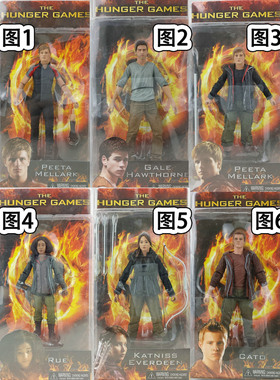 正品 NECA 饥饿游戏HG Catching Fire Movie 7寸可动人偶 6款