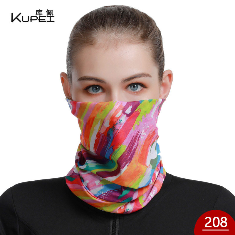 魔术头巾遮阳骑行跑步面罩护脸薄图片
